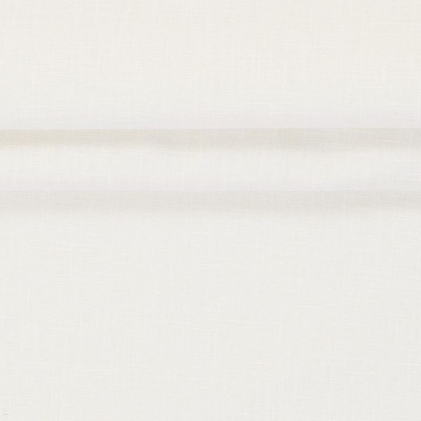 mittelschwerer Leinenstoff in creme weiß - Linen 135g