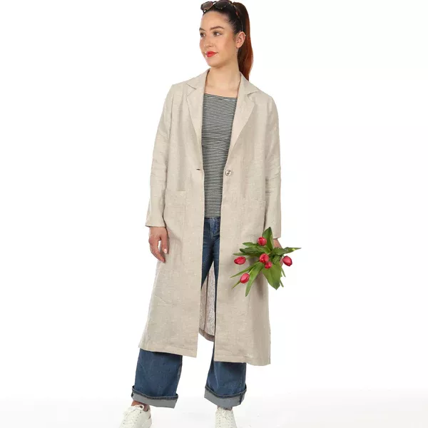 Schnittmuster FRAU SHIRA • Sommer Mantel von Studio Schnittreif • Gr. XS-XXL