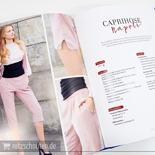 Hosen nähen – Damenschnitte in Größe 34-46 mit 4 Schnittmusterbogen