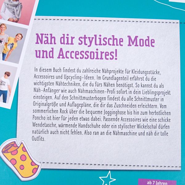 Näh mit! Mode & Accessoires – Buch mit Schnittmustern für Kinder von Ina Andresen & Stefanie Kroth