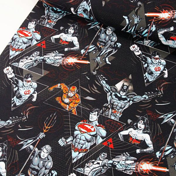 Jersey Justice League - Superman Wonder Woman Flash Batman Flash WB DC