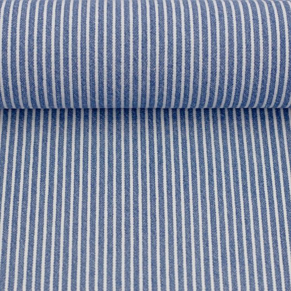 klassischer Jeans mit Streifen blau weiß - Serie Emden von Swafing