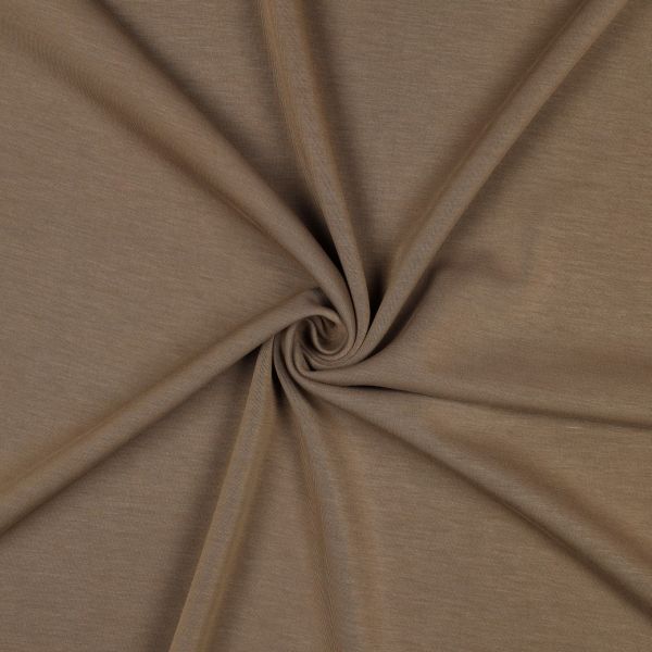 Scuba Jersey taupe beige - Modaljersey mit etwas Stand