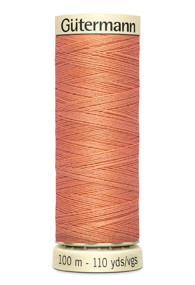 Nähgarn lachs Fb. 587 - 100m Allesnäher Garn von Gütermann - Nähseide