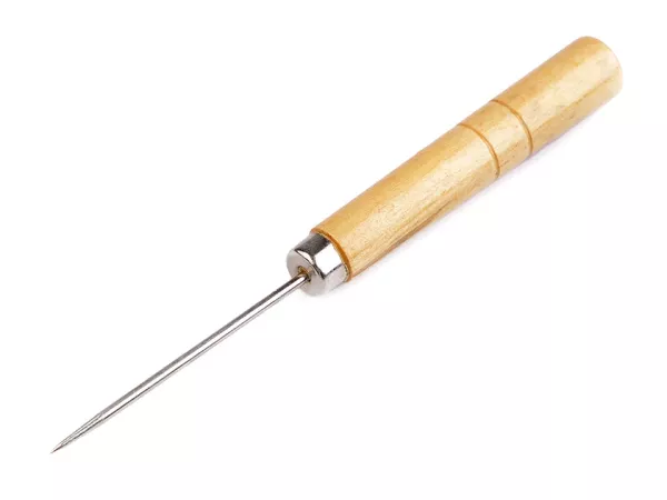 Ahle 12,5cm mit Holzgriff - Lochwerkzeug für Leder oder dicke Stoffe