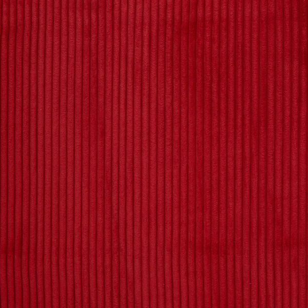 Samtcord uni mohnblumen rot – robuster Breitcordstoff für Möbel & Taschen Wanja von Swafing
