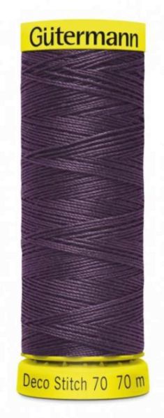 Deco Stitch 70 dunkles violett - 70m kräftiges Nähgarn Fb. 0512 von Gütermann für Zierstiche und Ste