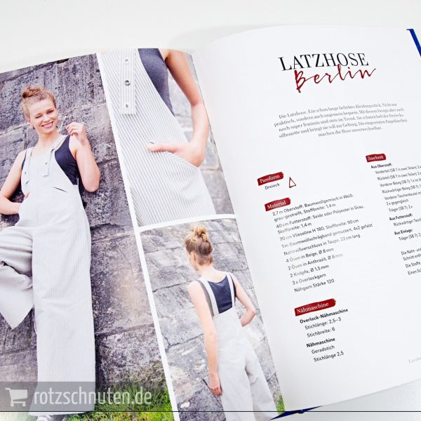 Hosen nähen – Damenschnitte in Größe 34-46 mit 4 Schnittmusterbogen