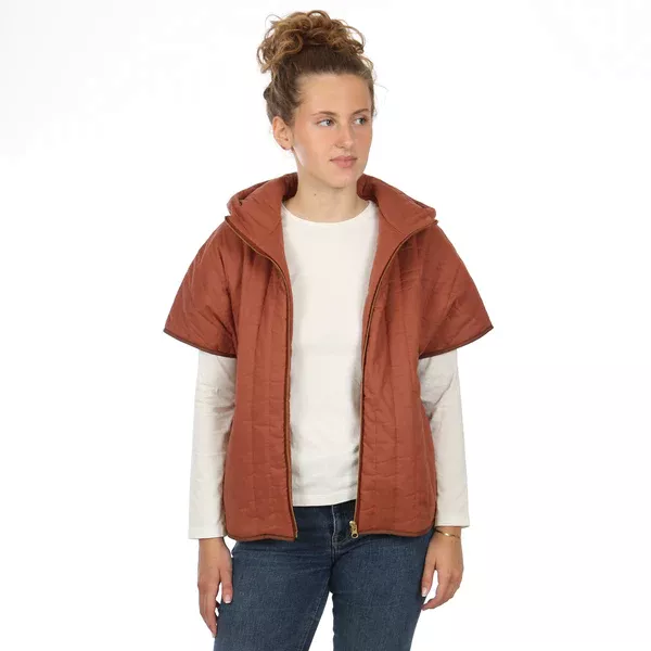 Schnittmuster FRAU KYRA • Weste mit Kapuze von Studio Schnittreif • Gr. XS-XXL