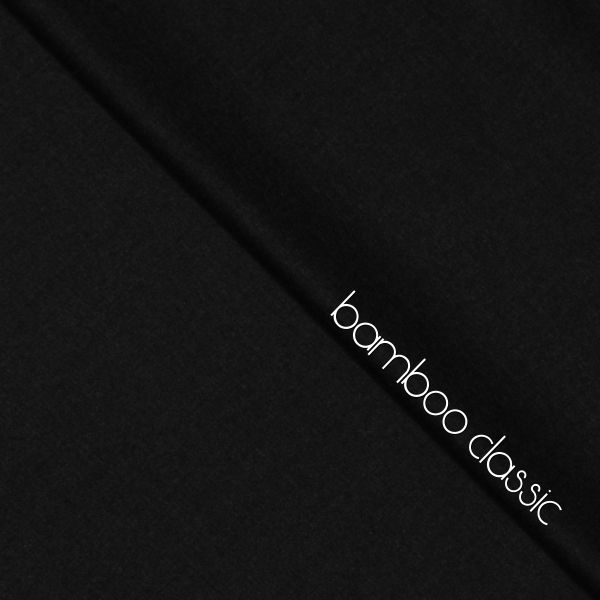 Bamboo Classic schwarz - mittelschwere Webware mit Stretchanteil für Hosen Kleider Blazer