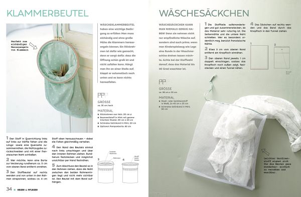 Nähideen, die Ordnung schaffen - Nähprojekte Aufräumen Verstauen Sortieren Ordnen