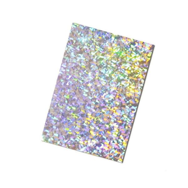 Flexfolie für Textildruck Holo chystal A4 - Plotterfolie Plottermarie Funkelfolie 105µ