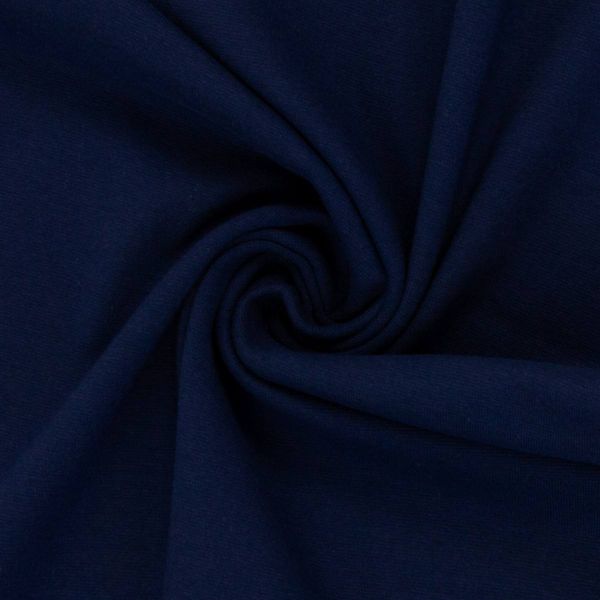 Bündchen glatt im Schlauch nachtblau - HEIKE von Swafing