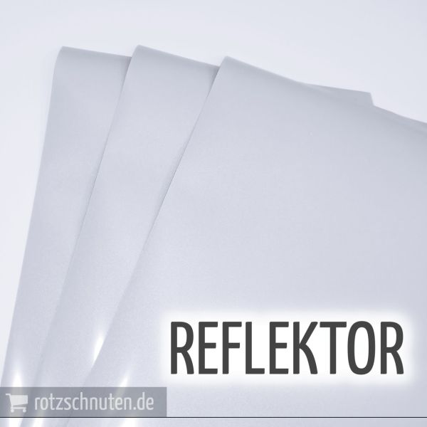 Reflektorfolie Flexfolie für Textildruck reflektierend A4 - Plotterfolie Plottermarie