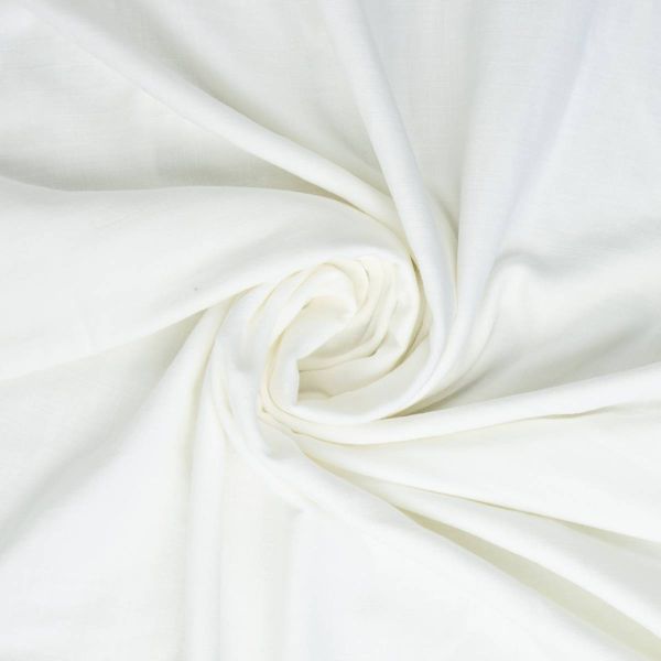 Double Slub Musselin weiß – Double Gauze Sorea aus Baumwolle