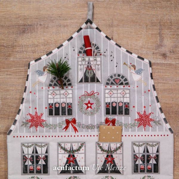 Adventskalender Weihnachtshaus von Acufactum – DIY Nähset 120cm Rapport