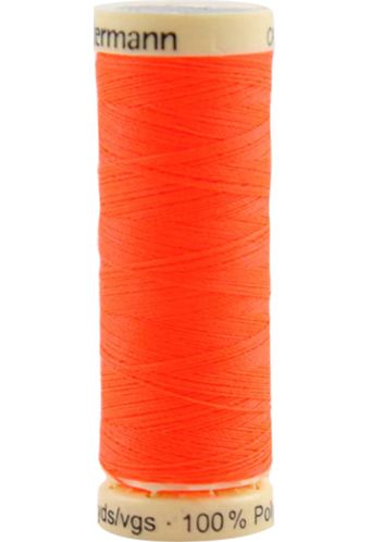Nähgarn neon rot Fb. 3722 - 100m Allesnäher Garn von Gütermann - Nähseide