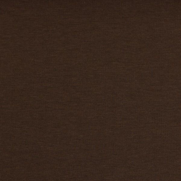 Sweat uni braun - French Terry MAIKE von Swafing