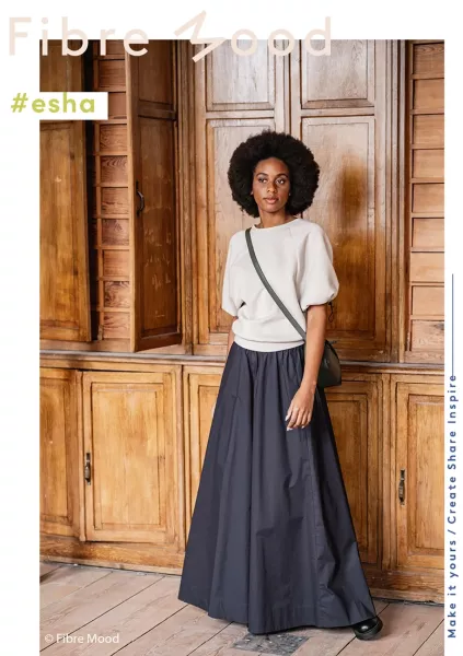 Neoprene Scuba Sweat beige grau aus der aktuellen Fibre Mood Kollektion