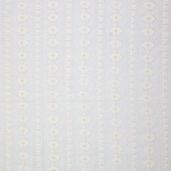 Boho Lace - Baumwolle Spitze creme weiß mit Blüten (2. Wahl) – Romantic Vintage Shabby Chic Adenau