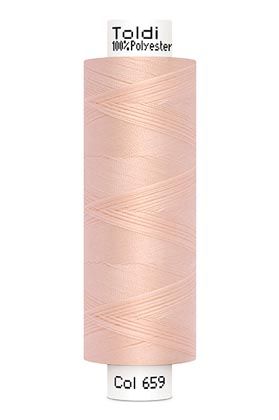 großes Rolle Nähgarn lachs rosa Fb. 659 - 500m Gütermann Allesnäher - Toldi Nähseide