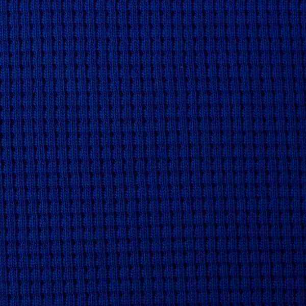 Waffelstrick mit schöner Struktur royal blau – Oslo von Swafing