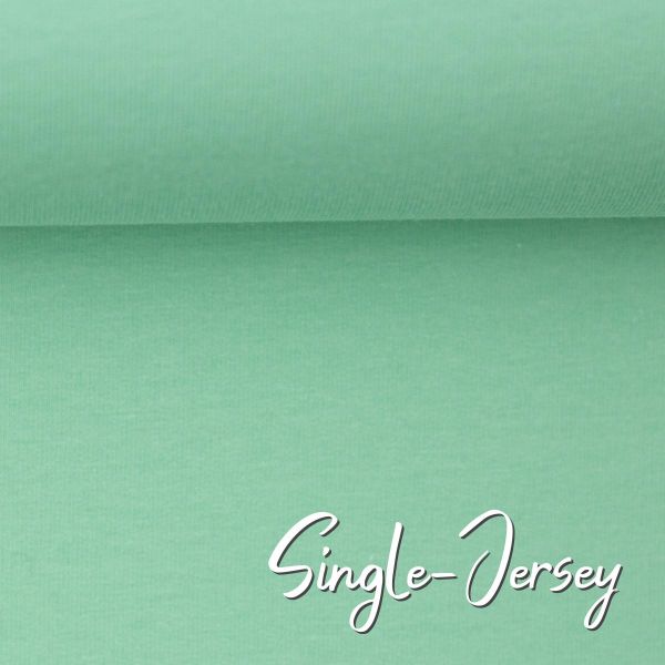 Single Jersey frisches mint grün - Baumwolljersey VANESSA von Swafing