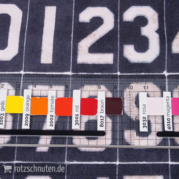 Baumwolle Stempel Zahlen – Dapper Numbers Serie Eclectic Elements von Tim Holtz