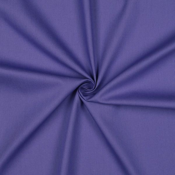 Baumwollstoff uni lila - Baumwolle Popeline – Cotton Poplin purple