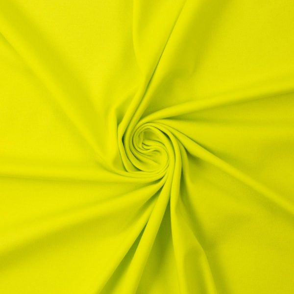 Sweat uni lime neon apfelgrün - French Terry MAIKE von Swafing