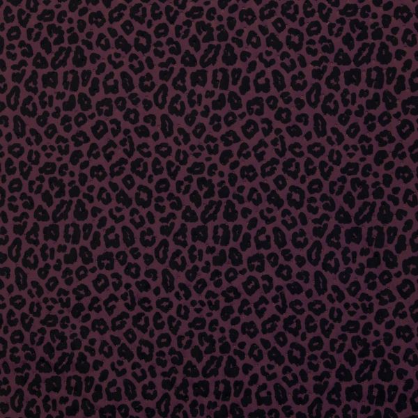 Samt Stepper Samos in beere - Leo Velvet Animalprint von Swafing