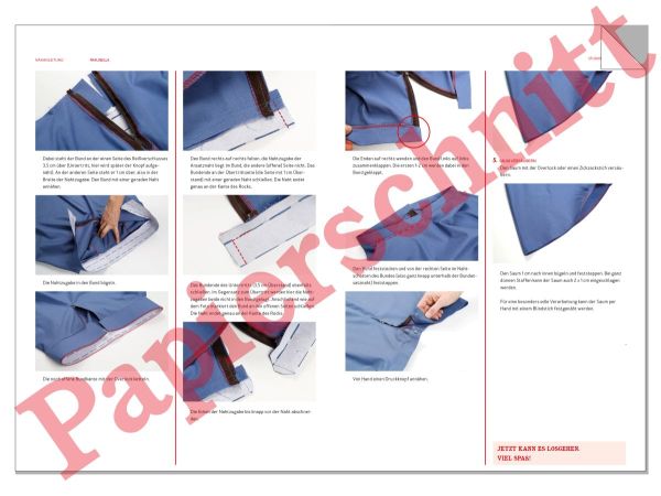 Schnittmuster FRAU BELLA • Halbtellerrock von Studio Schnittreif • Gr. XS-XXL