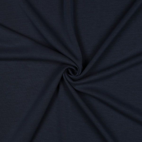 Scuba Jersey navy dunkelblau • Modaljersey mit Stand • 290 g/m²