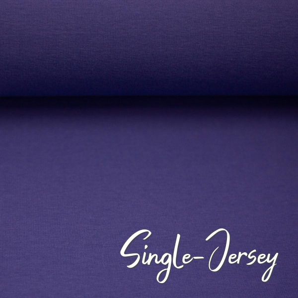 Single Jersey violettblau - Baumwolljersey VANESSA von Swafing Kollektion FS25
