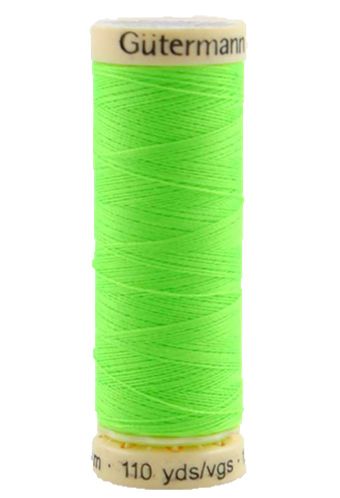 Nähgarn neon grün Fb. 3836 - 100m Allesnäher Garn von Gütermann - Nähseide