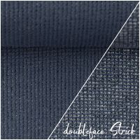 Doubleface Waffelstrick jeansblau – DROGON Knit Mouline blue Swafing HW22/23 Doubleface Waffelstrick jeansblau – DROGON Knit Mouline blue Swafing HW22/23