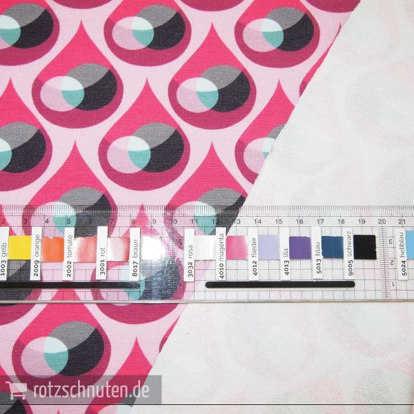 Sweat DROPS – Tropfen altrosa pink grün Bienvenido Colorido