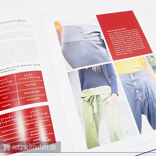 Hosen nähen – Damenschnitte in Größe 34-46 mit 4 Schnittmusterbogen