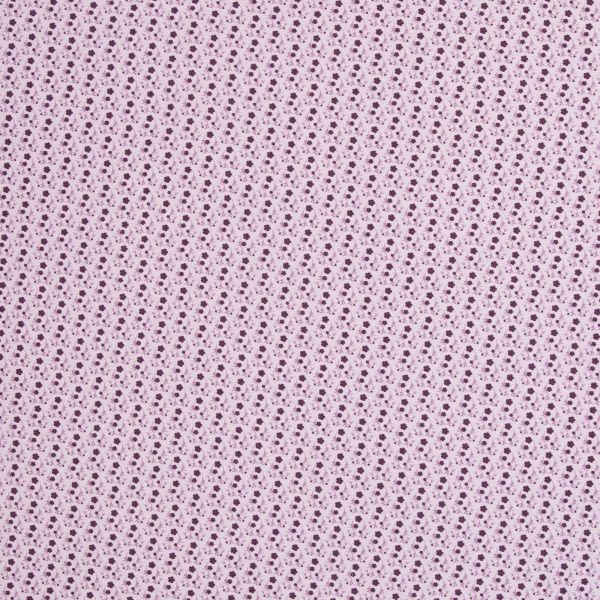 Swafing Else Baumwollstoff flieder mit kleinen Blütenranken – Webware