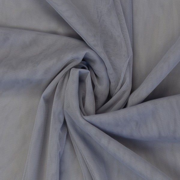 Softtüll in hellgrau - weicher feiner Tüll für Ballerina Petticoat Schultüte Brautmode & Deko