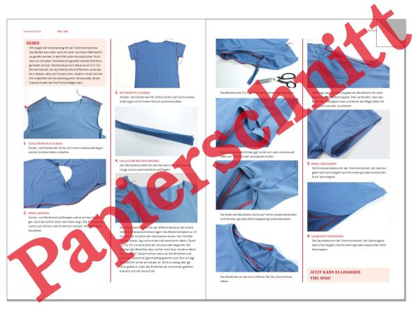 Schnittmuster FRAU TINA • Basicshirt mit kurzen Ärmeln von Studio Schnittreif • Gr. XXS-XXL