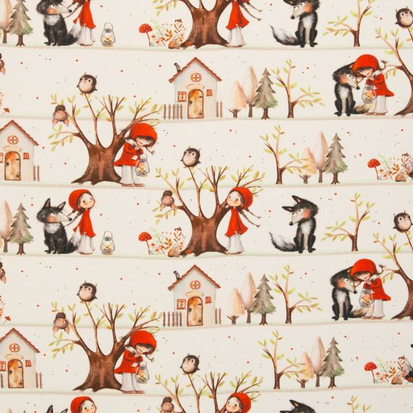 Baumwolle Märchen Rotkäppchen - Serie Fairy Tale von Swafing