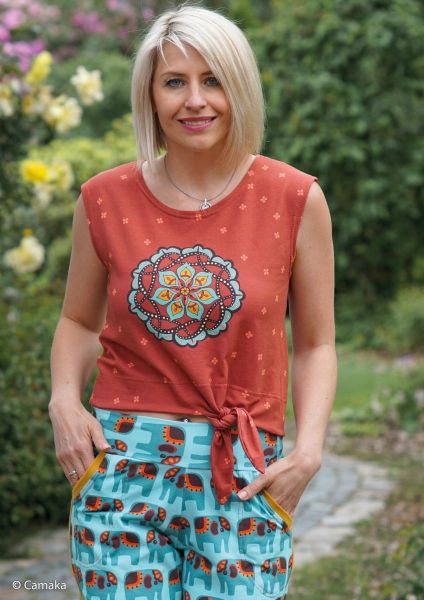 Jersey Retro Elefanten türkis - Gigantito by Bienvenido Colorido