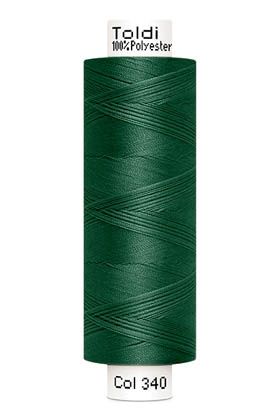 großes Rolle Nähgarn dunkelgrün Fb. 340 - 500m Gütermann Allesnäher - Toldi Nähseide