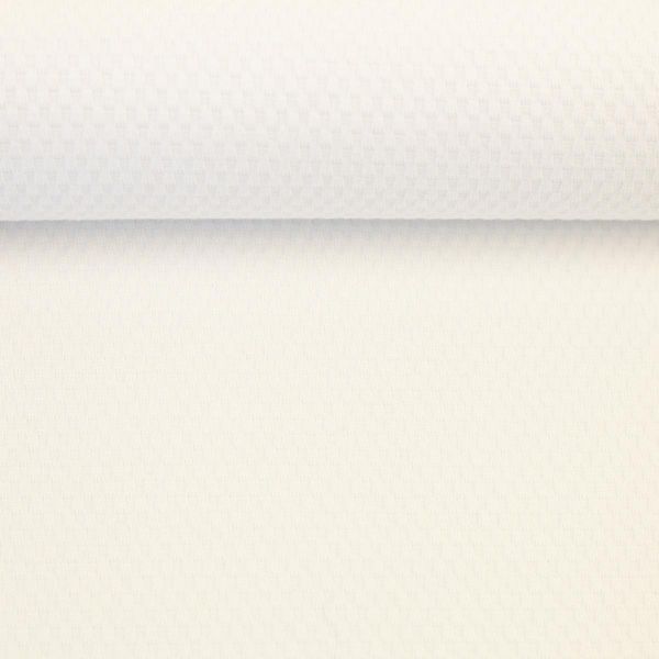 Strukturjersey Emilia von Swafing in weiß - Ökotex 210g