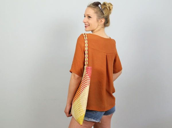 Schnittmuster FRAU YOKO • kurze Tunika mit Kellerfalte von Studio Schnittreif • Gr. XS-XXL