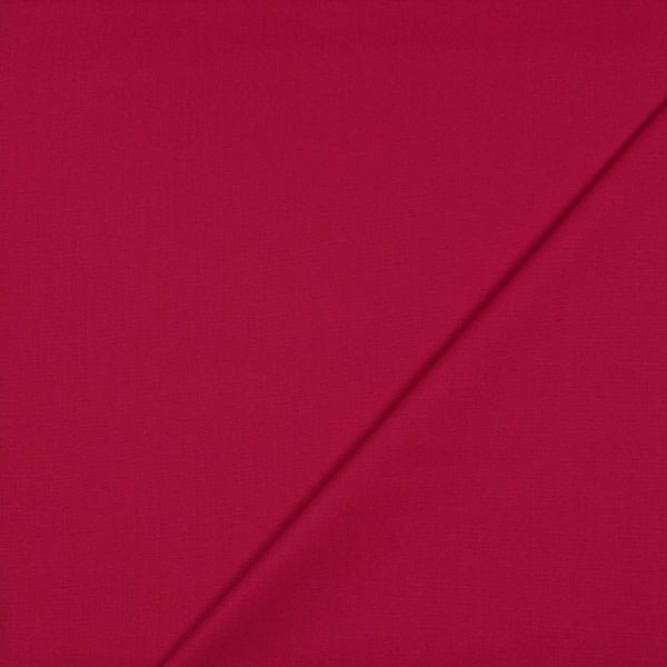 Baumwollstoff uni kirsch pink - Baumwolle Popeline – Cotton Poplin cerise
