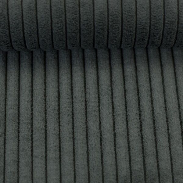 Samtcord uni khaki – robuster Breitcordstoff für Möbel & Taschen Wanja von Swafing