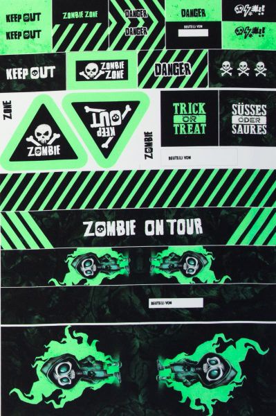 DIY Nähset Halloween Bag von Thorsten Berger - Beutel Schlüsselanhänger Tasche 65x140cm