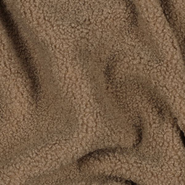 Teddy Bouclé Doubleface Fleece beige – Fleece & Lammfelloptik sand
